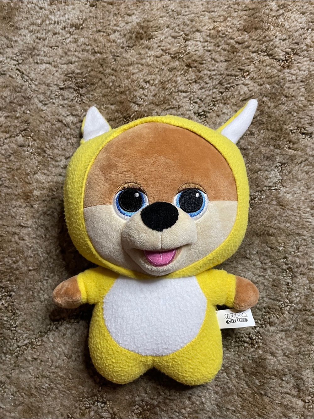 Jiffpom Cutelife Plush Costume Edition Instagram Dog Stuffed Animal 12”